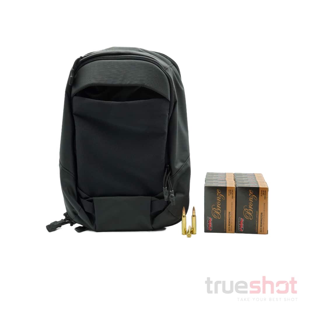 BUNDLE DEAL: Black Vertx Urban Ghost Sling Bag and 200 Rounds of Ammo