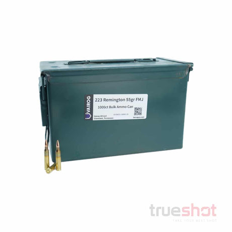 Vairog 223 Rem 55 Grain FMJ 1000 Round Ammo Can