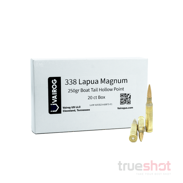 Vairog 338 Lapua Mag, 250 Grain, HPBT