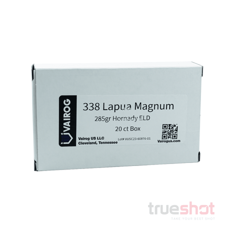 Vairog 338 Lapua Magnum 285 Grain Hornady ELD