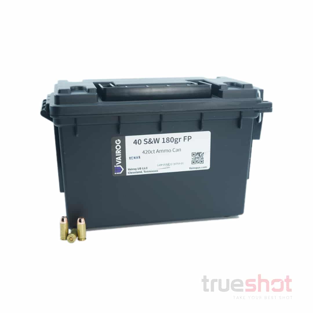 Vairog 40 S&W 180 Grain FP 420 Round Ammo Can