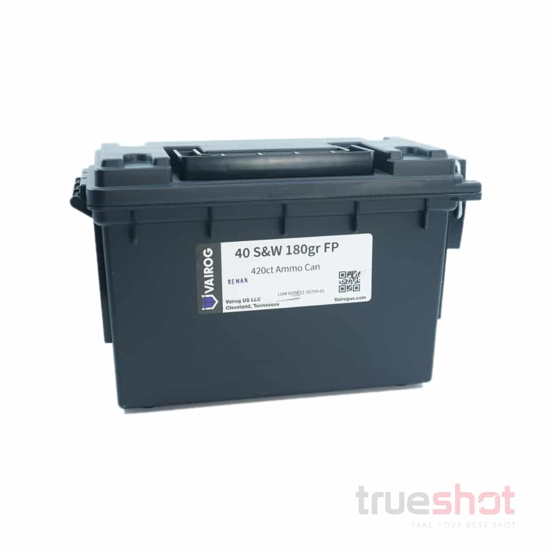 Vairog 40 S&W 180 Grain FP 420 Round Ammo Can