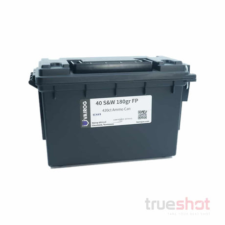 Vairog 40 S&W 180 Grain FP 420 Round Ammo Can