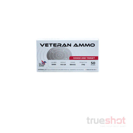 Veteran Ammo - 9mm - 115 Grain - FMJ