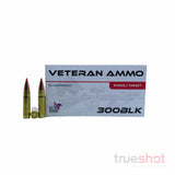 Veteran Ammo - 300 Blackout - 110 Grain - Hornady VMAX