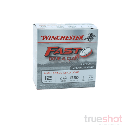 Winchester - Fast Dove Hi-Brass - 12 Gauge - #7.5 Shot - 2-3/4" - 1 oz. - 1350 fps