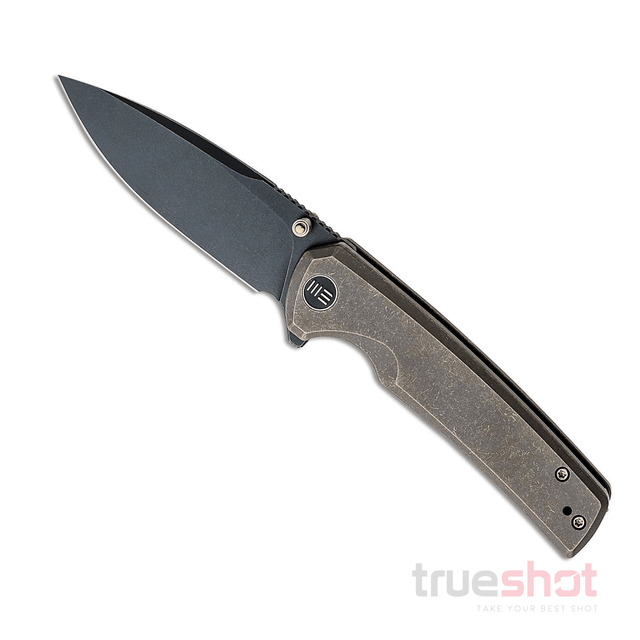 We Knife Subjugator Bronze/Black Flipper Knife