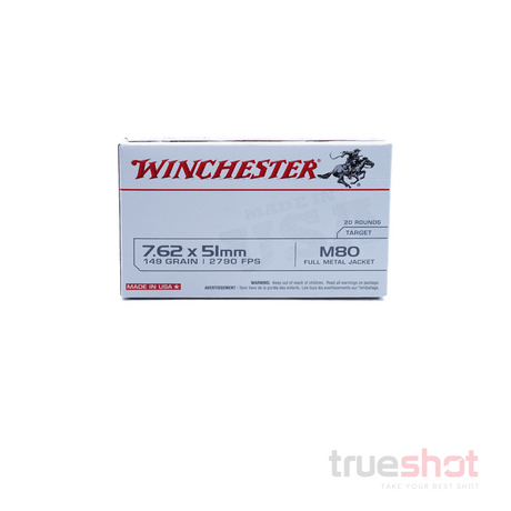 Winchester - 7.62x51 - M80 - 149 Grain - FMJ