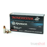 Winchester 9mm Ammo, 147 Grain, Ranger T-Series, JHP Hollow Point, 50 Round Box