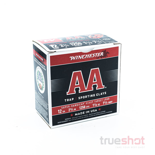 Winchester AA Super Handicap, 12 Gauge, 7.5 Shot 1 1/8 oz, 1250 FPS