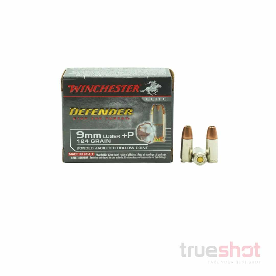Winchester - Defender - 9mm +P - 124 Grain - Bonded JHP