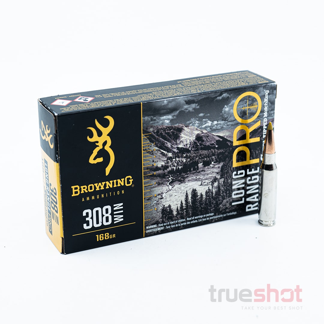 Browning - Long Range Pro - 308 Win - 168 Grain - Polymer Tip Boat Tail
