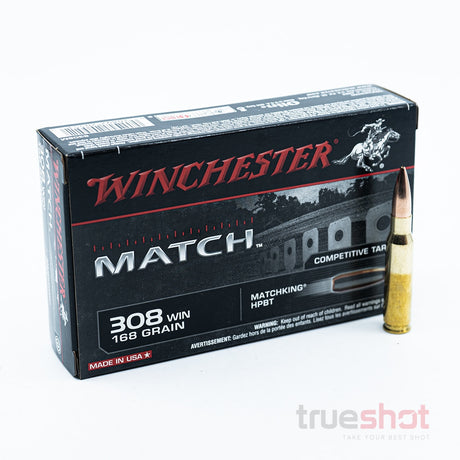Winchester - Match - 308 Win - 168 Grain - MatchKing HPBT