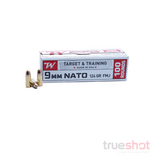 Winchester - NATO - 9mm - 124 Grain - FMJ - Bulk Pack
