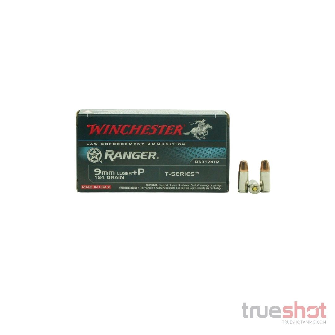 Winchester - Range - 9mm +P - 124 Grain - JHP