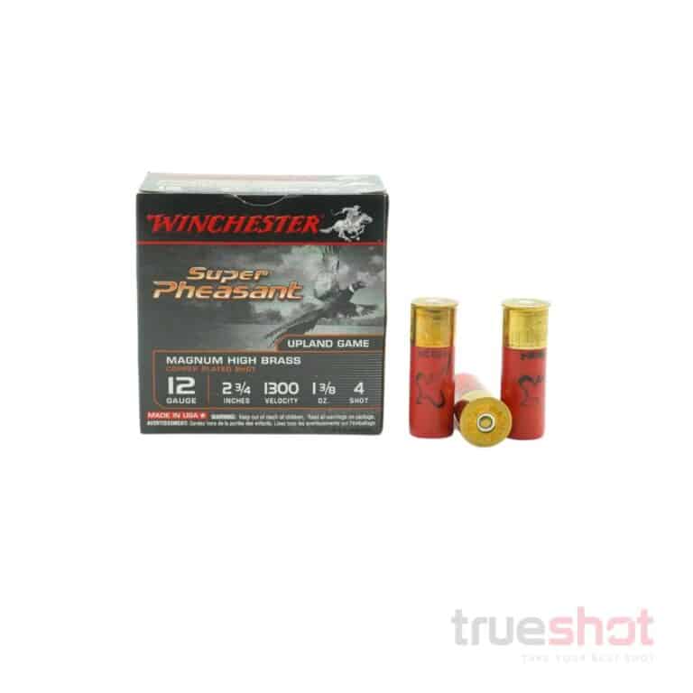 Winchester - Super Pheasant Magnum High Brass - 12 Gauge - #4 Shot - 2.75" - 1-3/8 oz. - 1300 FPS