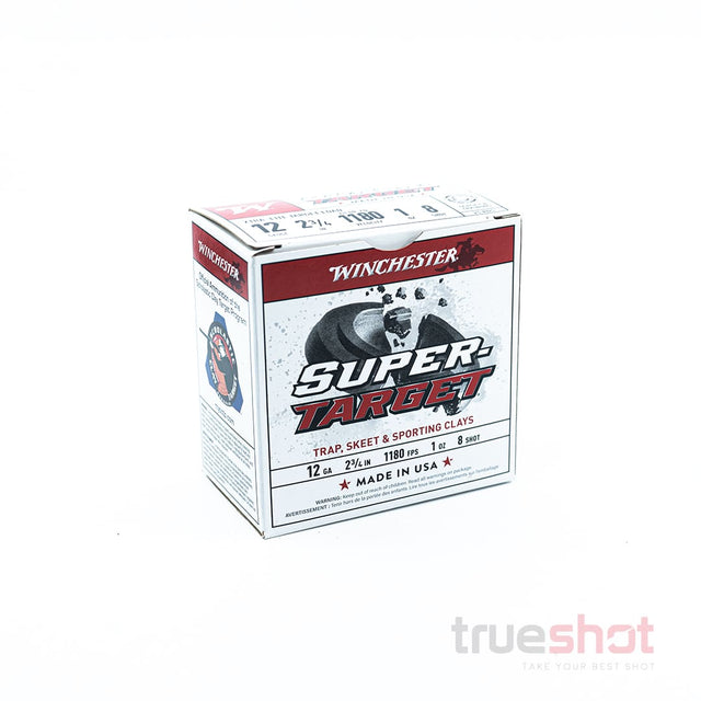 Winchester Super Target 12 Gauge, 8 Shot, 2 3/4 ", 1 oz., 1180FPS