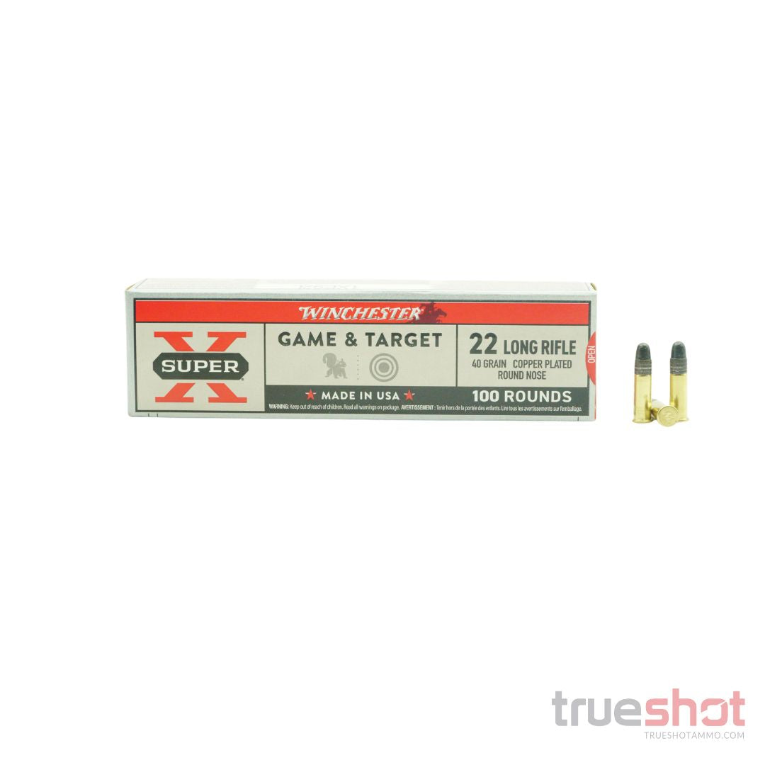 Winchester - Super-X - 22 Long Rifle - 40 Grain - HV PRN