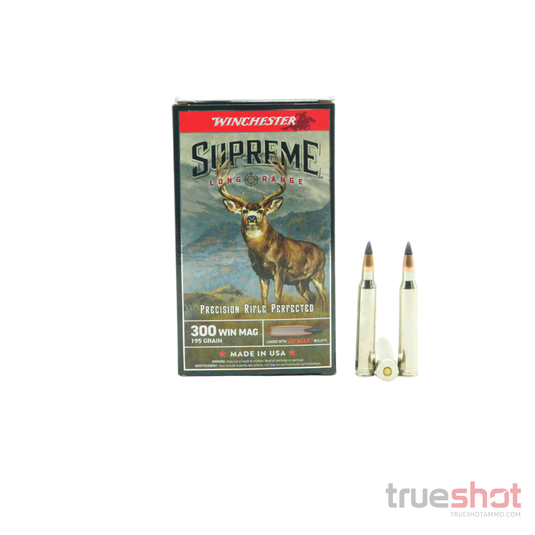 Winchester - Supreme Long Range - 300 Win Mag - 195 Grain - BC Max