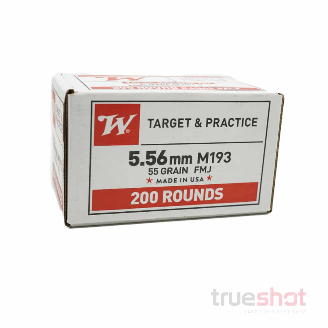 Winchester - Target & Practice - 5.56x45mm - 55 Grain - FMJ - M193 - Bulk Pack