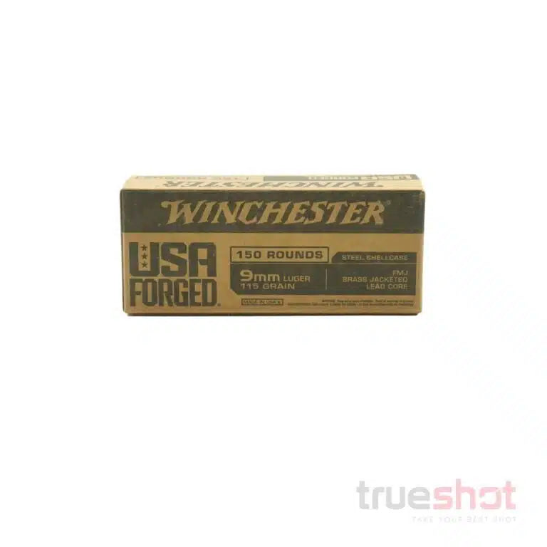 Winchester - USA Forged - 9mm - 115 Grain - FMJ - Bulk Pack