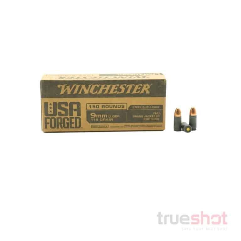 Winchester - USA Forged - 9mm - 115 Grain - FMJ - Bulk Pack