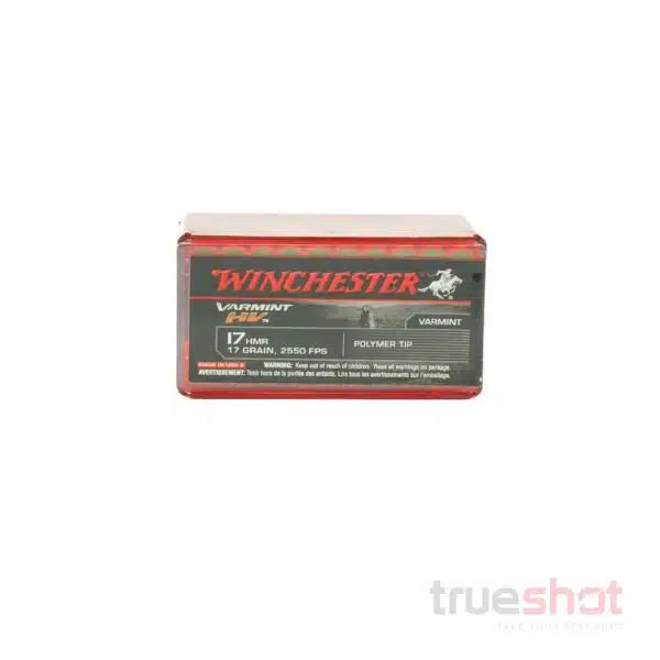 Winchester - Varmint HV - 17 HMR - 17 Grain - Poly Tip V-Max