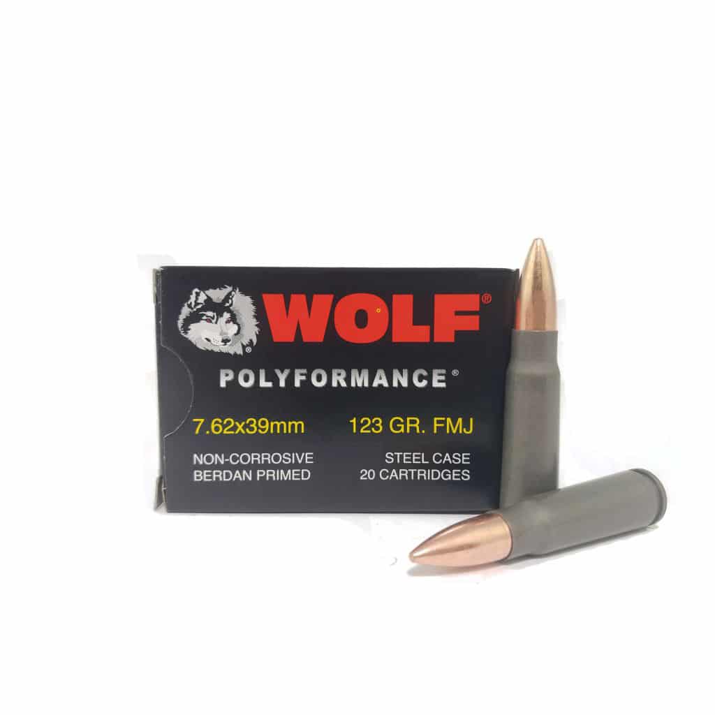 Wolf Ammunition - 7.62x39 - 122 Grain - FMJ
