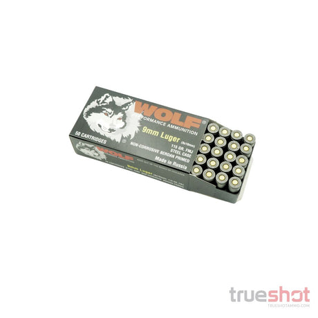 Wolf Ammunition - 9mm - 115 Grain - FMJ