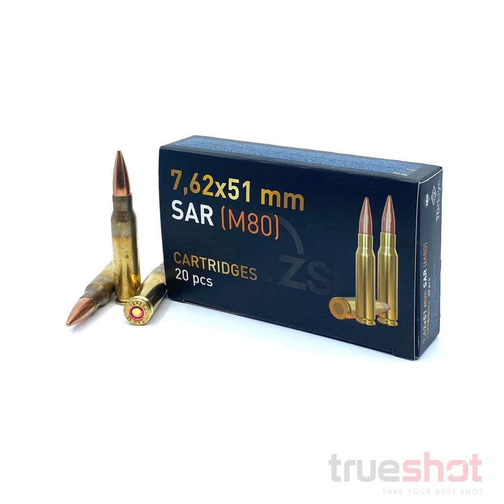 ZSR Ammunition - 7.62x51 - 147 Grain - FMJ