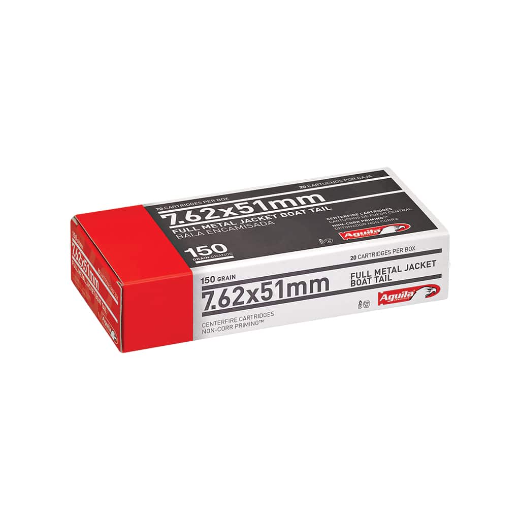 Aguila - 7.62x51mm - 150 Grain - FMJBT – True Shot Ammo
