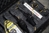 Borucase - Gun Case - Black - Foam Cut For Up to 5 Pistols