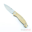 Giant Mouse ACE Farley Brass Satin 2.8 Inch Blade Length