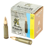 Kaiser - 7.62x39 - 123 Grain - FMJ - Steel Case