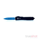 Microtech - 122-1JK - Ultratech - DE - Jedi Knight - Blue Blade - Black Handle - 3.35"