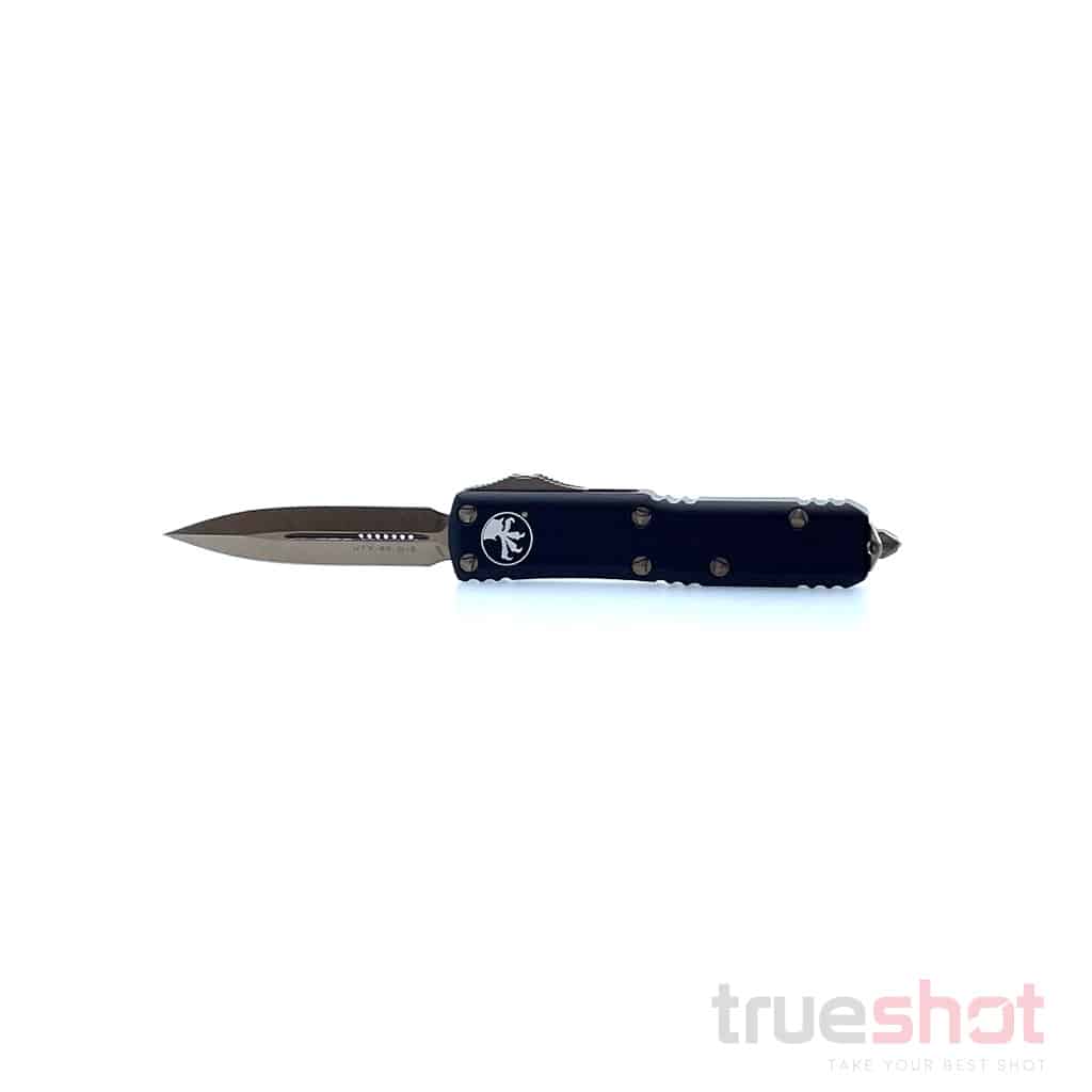 Microtech - 232-13 - UTX-85 - DE - Bronzed - Black Aluminum - Premium Steel - 3.12"