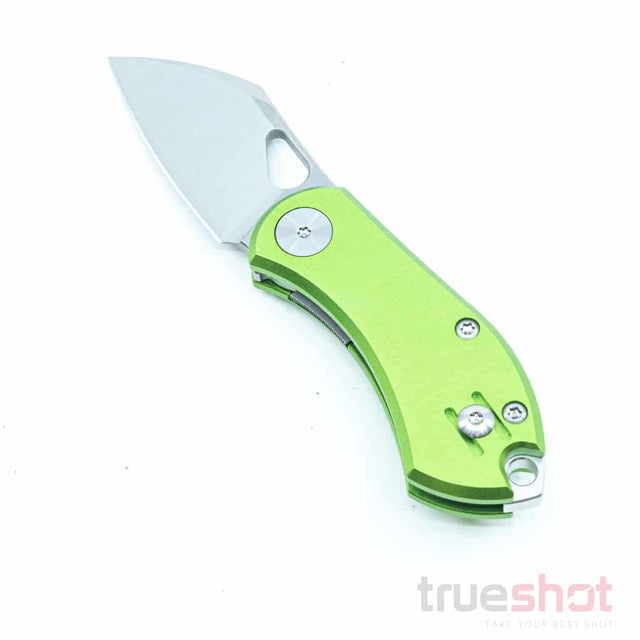Giant Mouse, ACE Nibbler, Green Aluminum Satin 1.9 Inch Blade Length