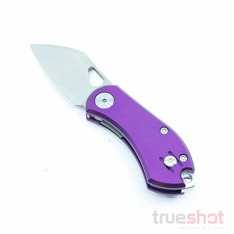 Giant Mouse ACE Nibbler, Purple Aluminum, Satin, 1.9Inch Blade Length