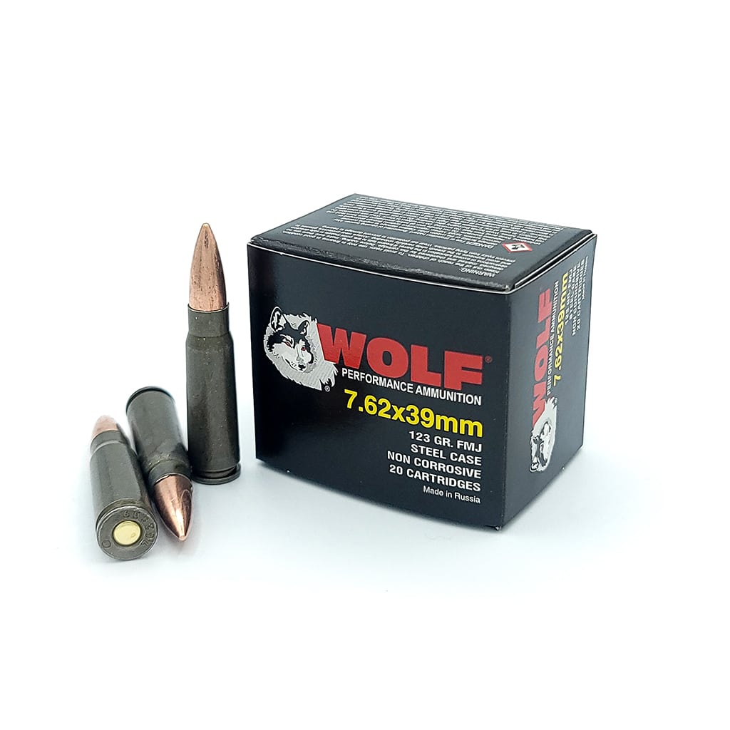Wolf 7.62x39 123 Grain FMJ