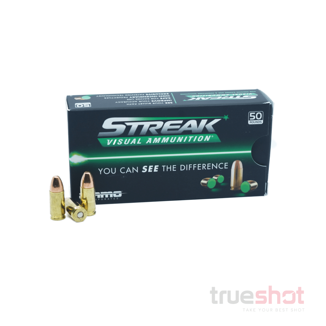 Streak Green - 9mm - 115 Grain - TMC Ammo