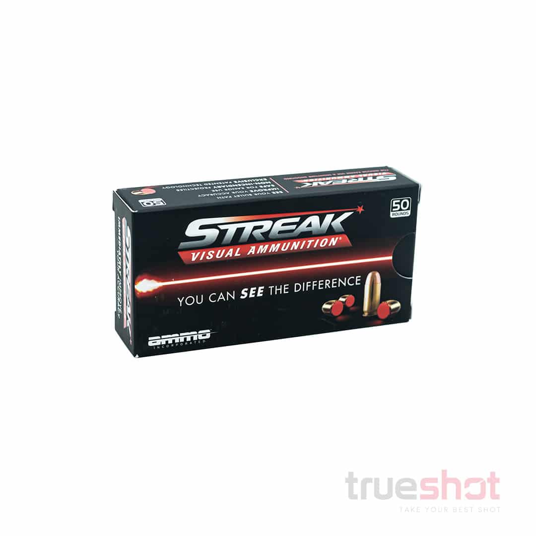 Streak Red - 9mm - 115 Grain - FMJ Ammo