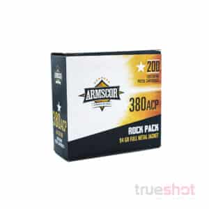 Armscor 380 Auto FMJ Rock Pack 200 Rounds