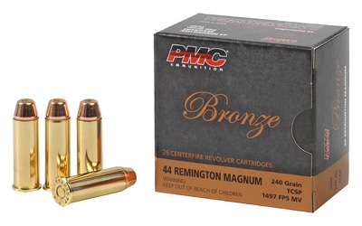 PMC - Bronze - 44 Magnum - 240 Grain - Truncated Cone Soft Point