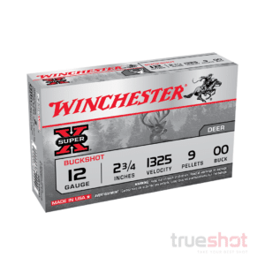 Winchester Super X 12 Gauge 2 3/4, 00 Buck, 1325 FPS