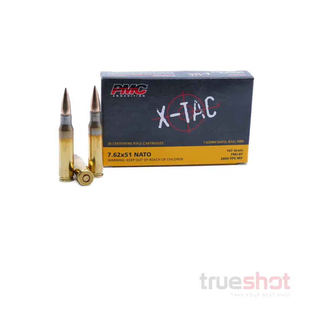 PMC X-TAC 7.62×51 147 Grain FMJ-BT M80