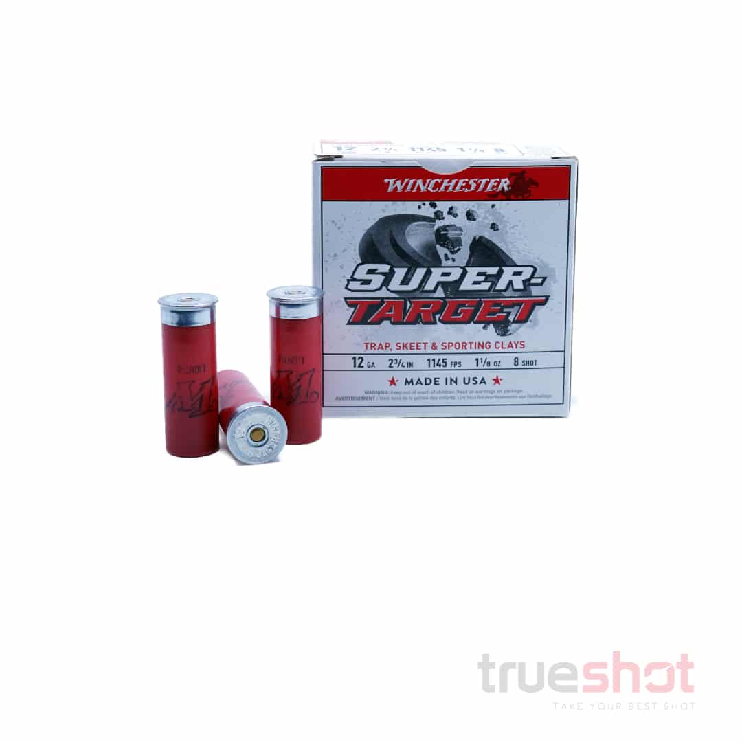 Super Target -12 Gauge - #8 Shot - 2-3/4 - 1-1/8 oz - 1145 FPS - Bulk Pack Ammo
