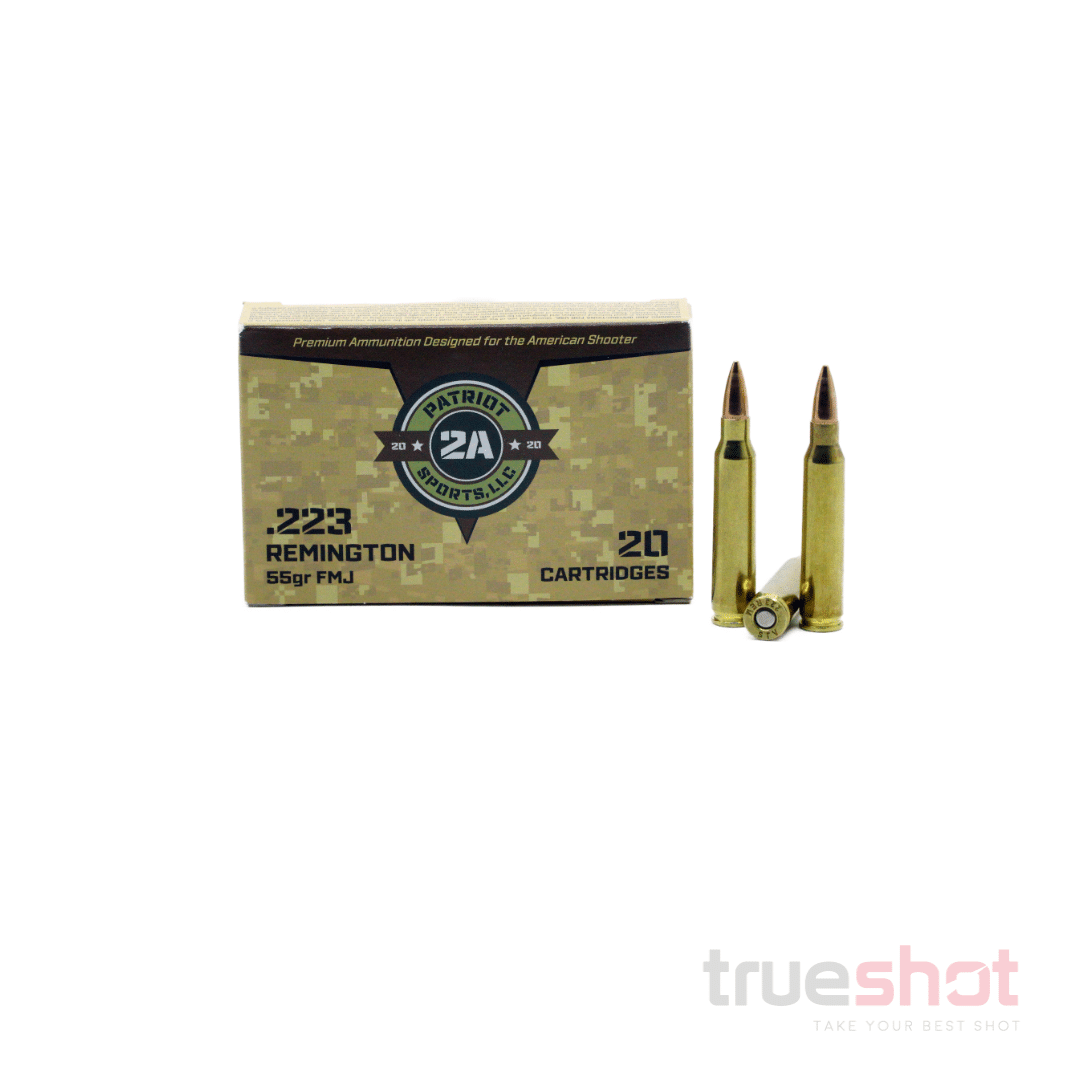 Bulk Patriot Sports - Bulk 223 Rem - Bulk 55 Grain - Bulk FMJ Ammo