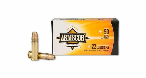 Armscor 22 Long Rifle 36 Grain Hvhp Review True Shot Ammo 0443