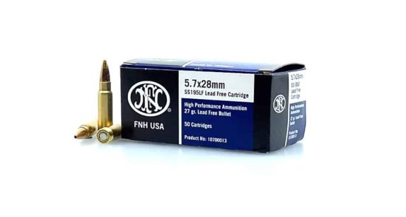 FNH 5.7x28mm box of ammo